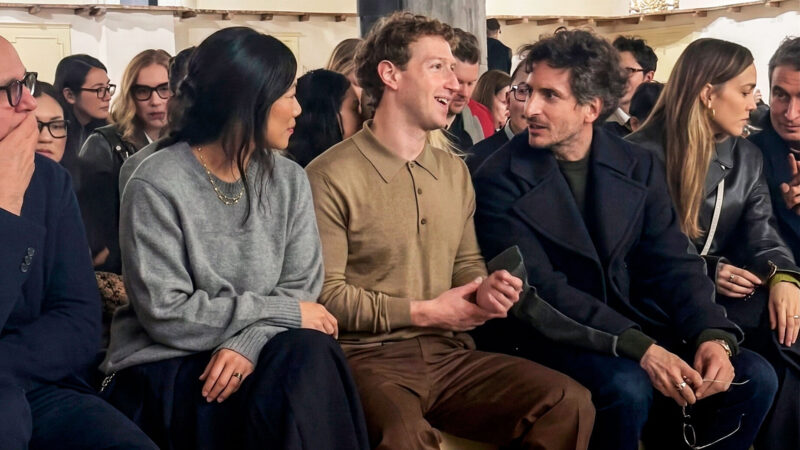 Mark Zuckerberg na primeira fila da Prada levanta especulações sobre parceria com a