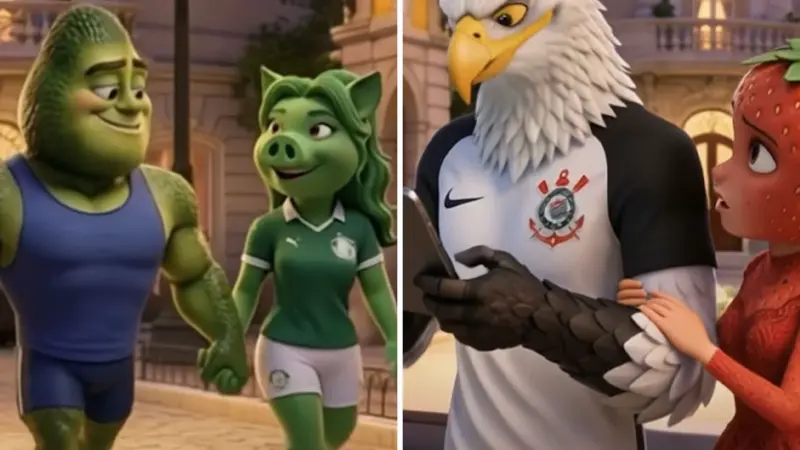 CazéTV e TNT Sports adotam trend das “novelinhas” de frutas para promover transmissões