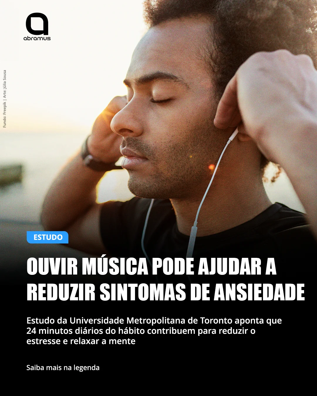 Ouvir música por 24 minutos pode reduzir sintomas de ansiedade, indica estudo