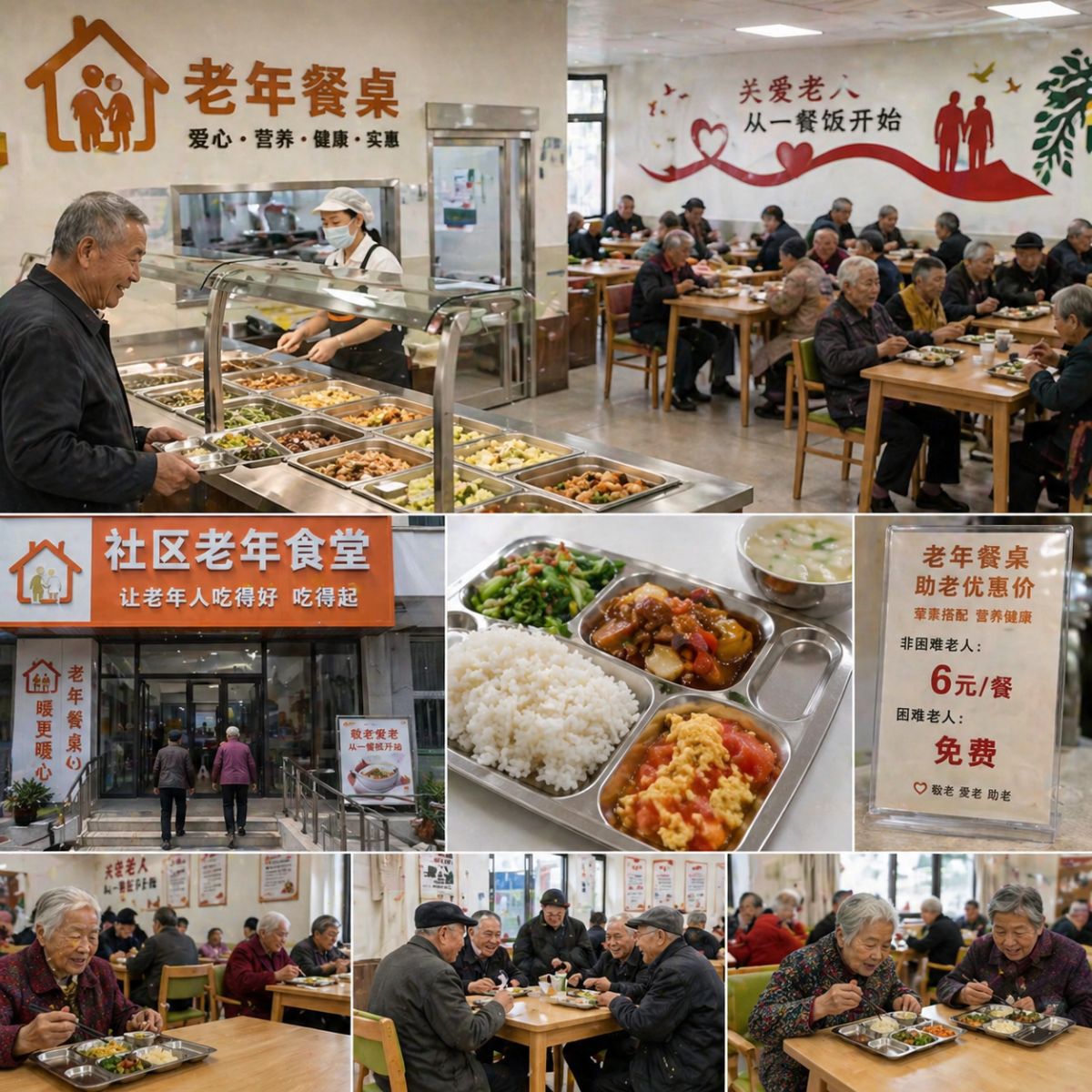 China monta rede de quase 80 mil pontos de alimentação para idosos e oferece refeições a partir de R$ 2