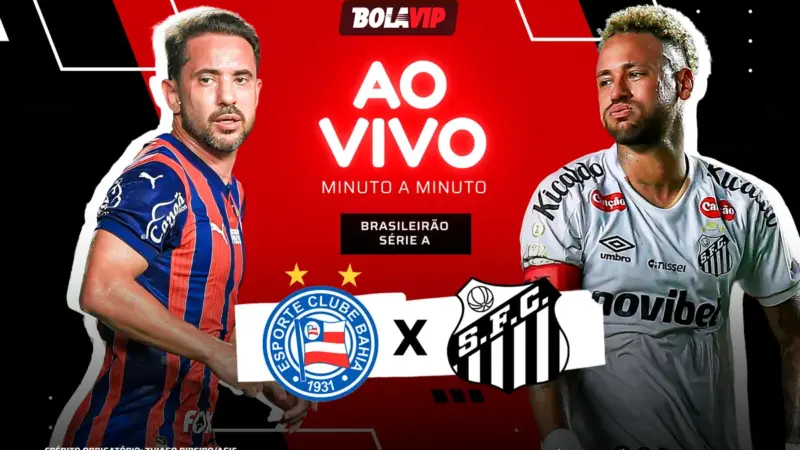 Santos visita o Bahia na Arena Fonte Nova pela 13ª rodada do Brasileirão