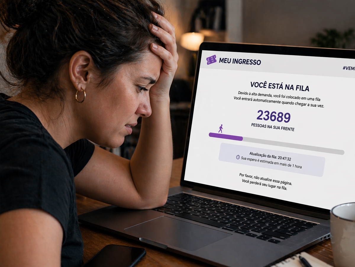 Brasil registrou mais de 3 mil reclamações sobre compra de ingressos em cerca de um ano, apontam dados da Senacon