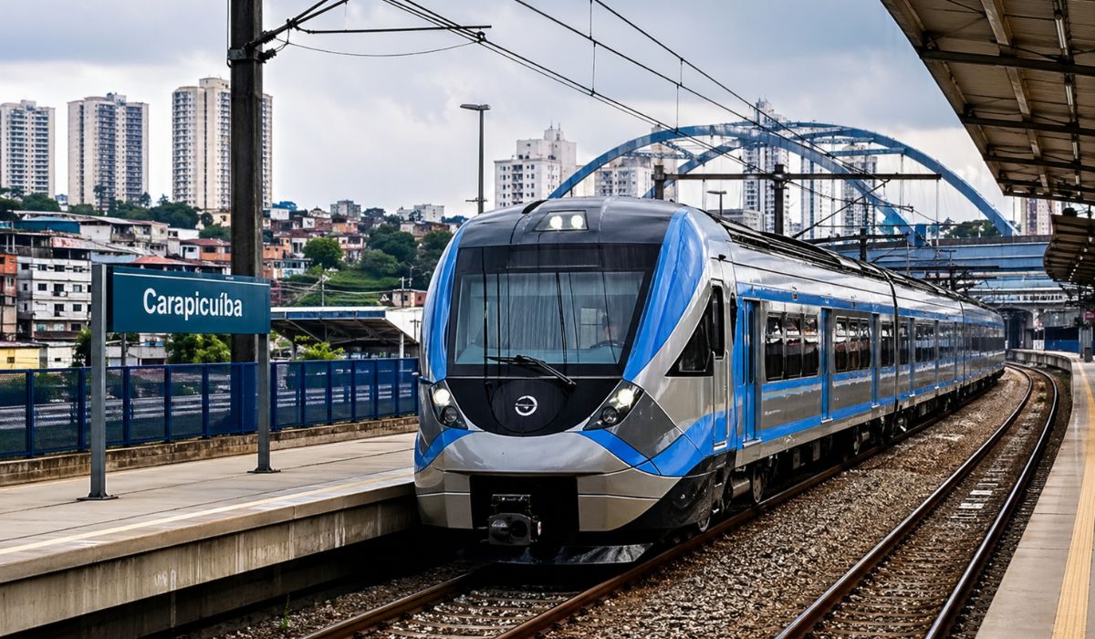 Governo de SP inclui Carapicuíba na preparação do Trem Intercidades Eixo Oeste, projeto de R$ 11,9 bilhões