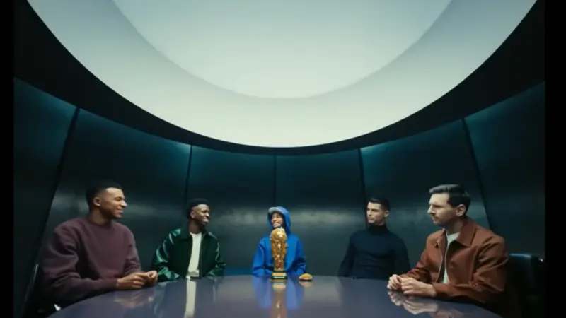 Campanha da Lego com FIFA reúne Vini Jr., Mbappé, Messi e CR7; custo estimado por post chega a US$ 8,02 milhões