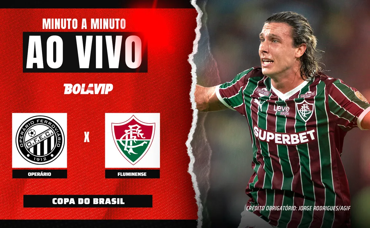 Operário-PR recebe o Fluminense pela ida da 5ª fase da Copa do Brasil nesta quinta-feira