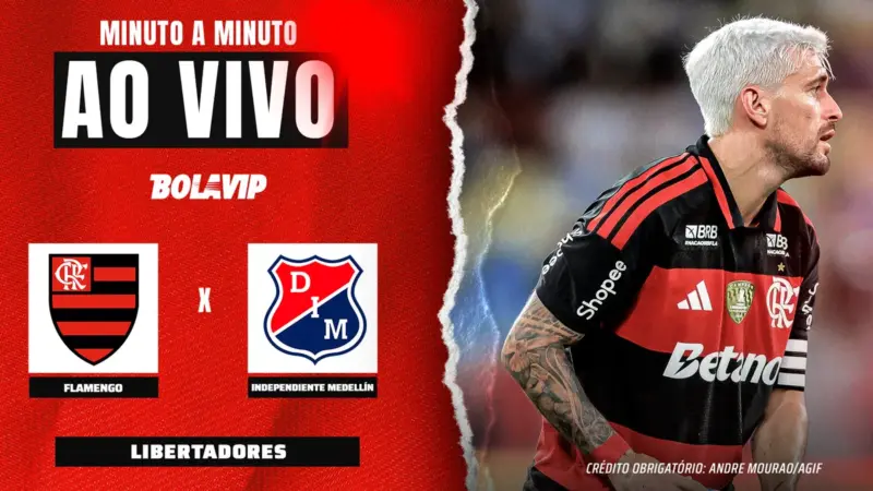 Flamengo e Independiente Medellín se enfrentam no Maracanã pela Libertadores