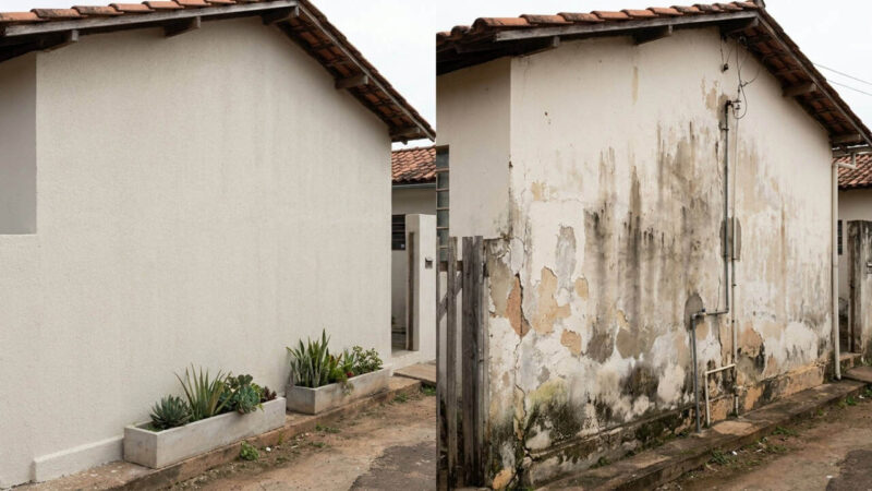Solução caseira impermeabilizante protege paredes externas da chuva e reduz infiltrações