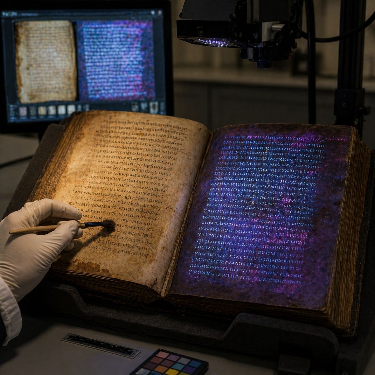 Pesquisadores recuperam 42 páginas do Novo Testamento de manuscrito do século VI com técnica que revelou texto invisível