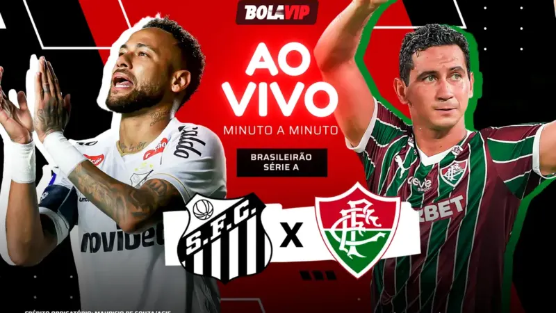 Santos e Fluminense se enfrentam na Vila Belmiro com transmissão ao vivo pelo Bolavip Brasil