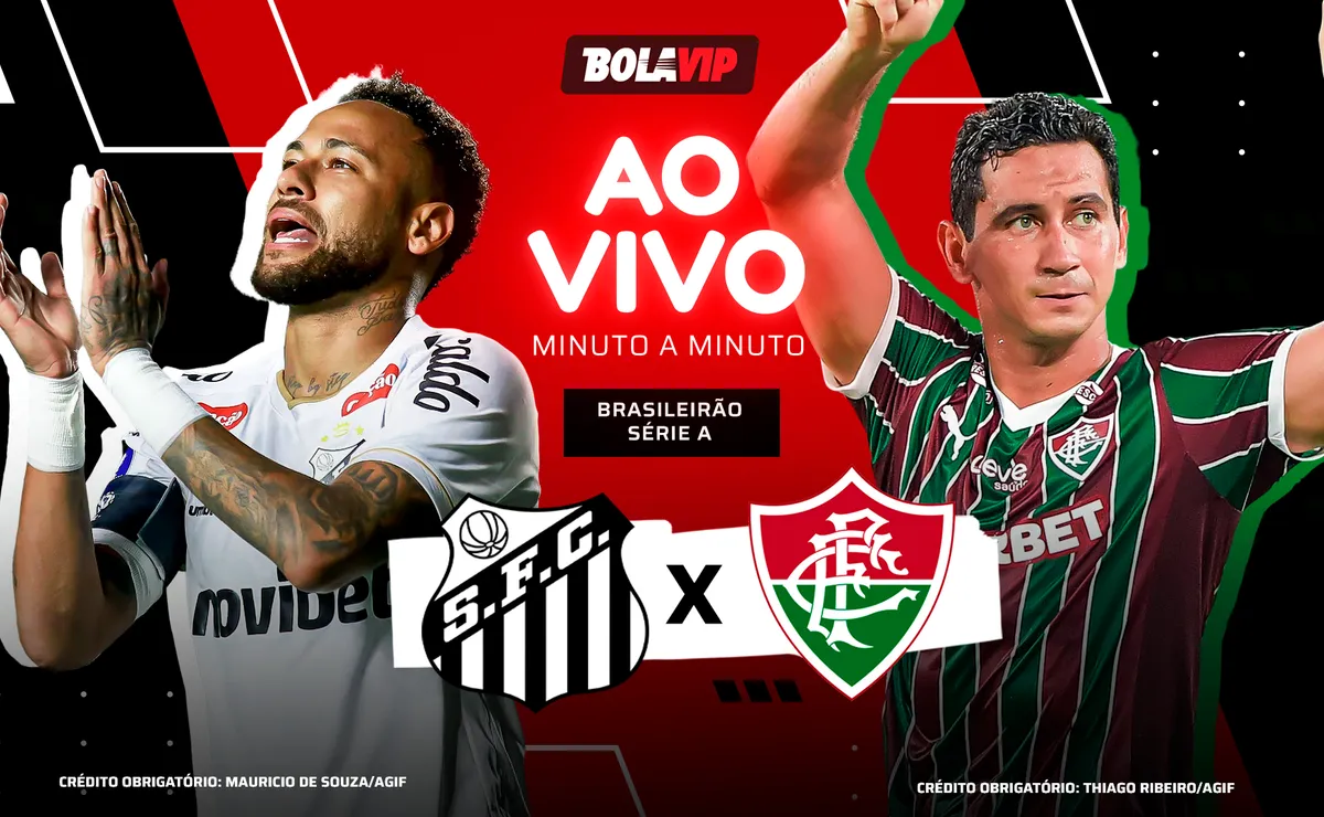 Santos e Fluminense se enfrentam na Vila Belmiro com transmissão ao vivo pelo Bolavip Brasil
