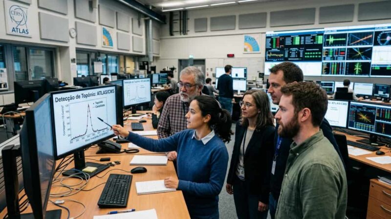CERN confirma existência do topônio, união efêmera entre quark top e antiquark top