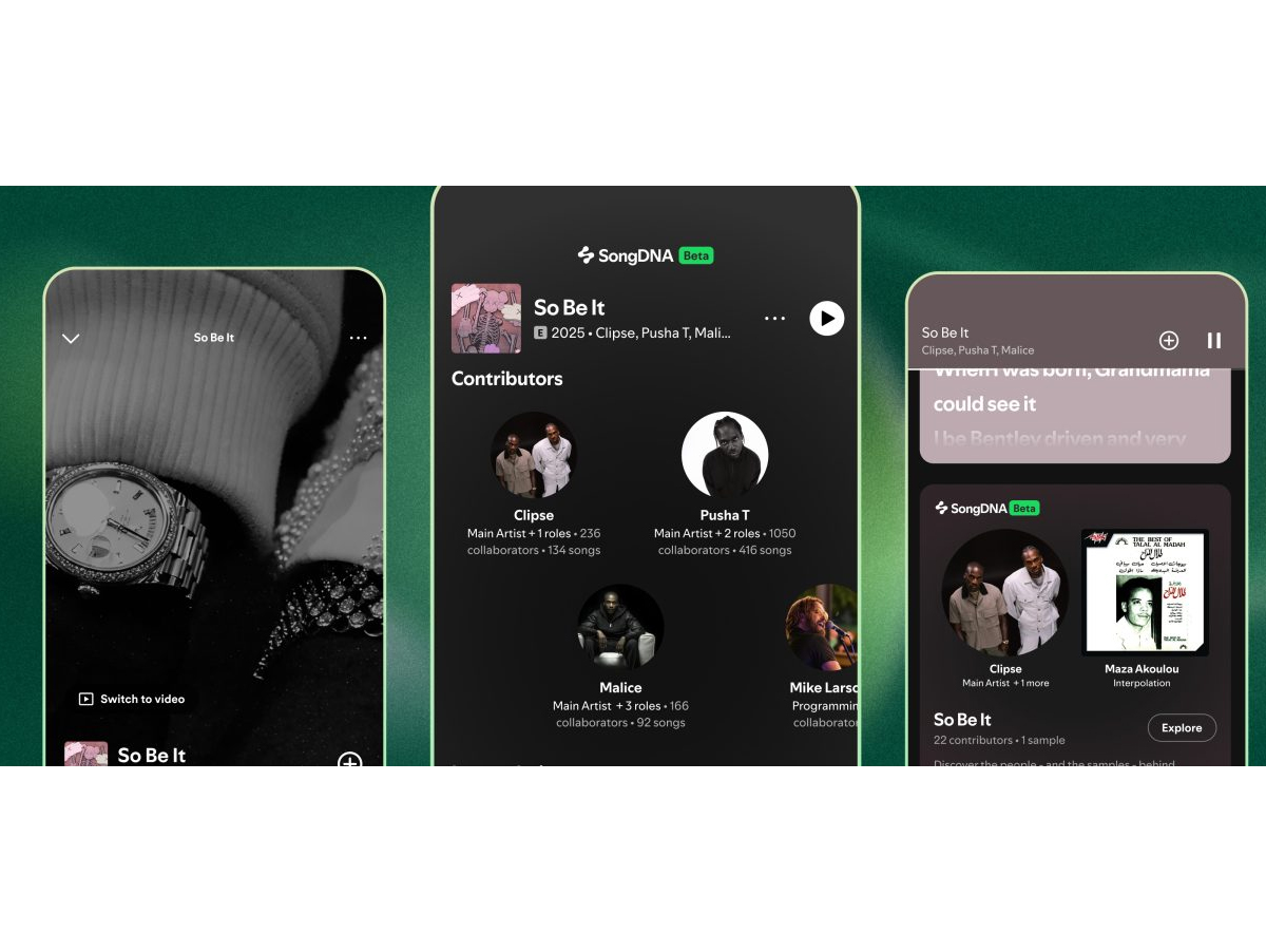 Spotify lança SongDNA para transformar créditos em experiência interativa