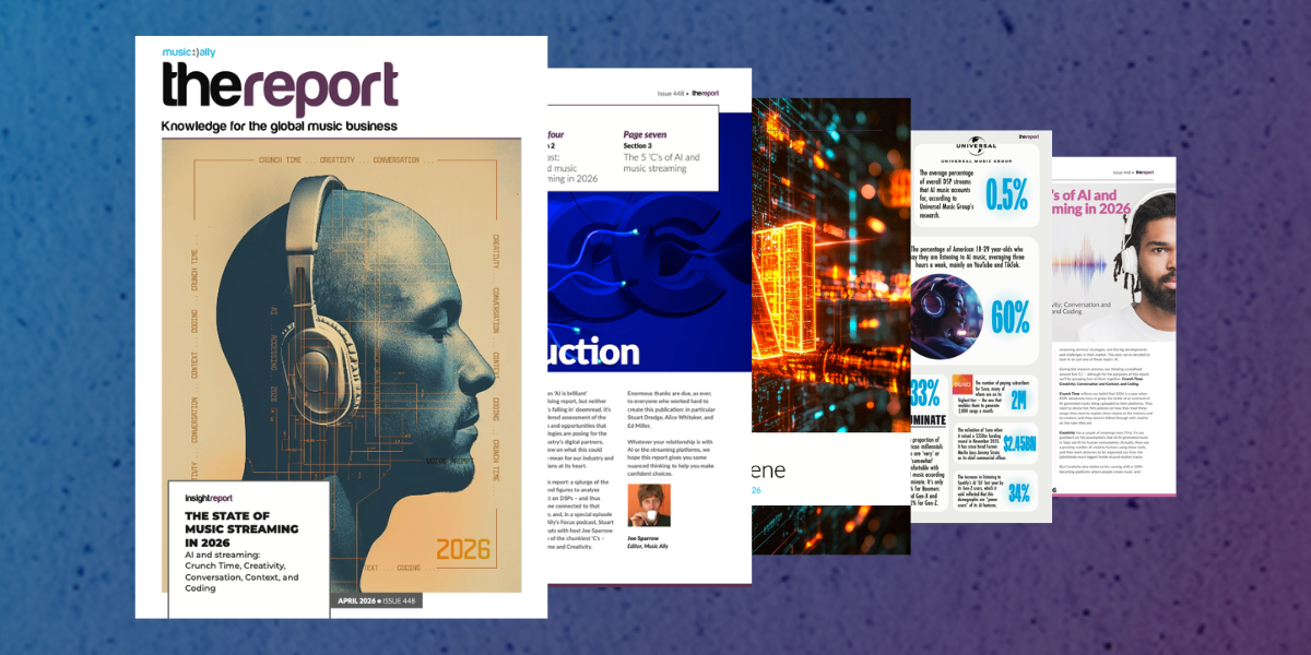 Music Ally lança primeiro Insight Report de 2026 sobre streaming musical e IA