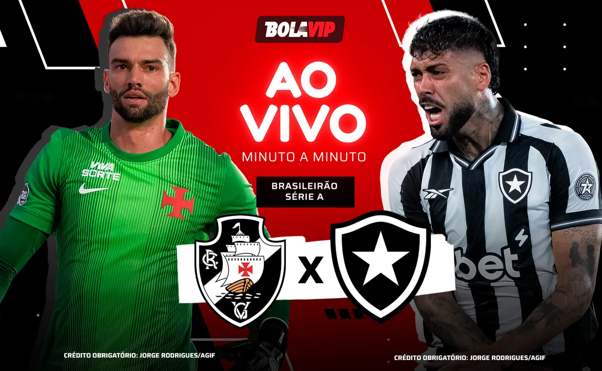 Vasco e Botafogo: primeiro tempo em andamento no clássico pelo Brasileirão