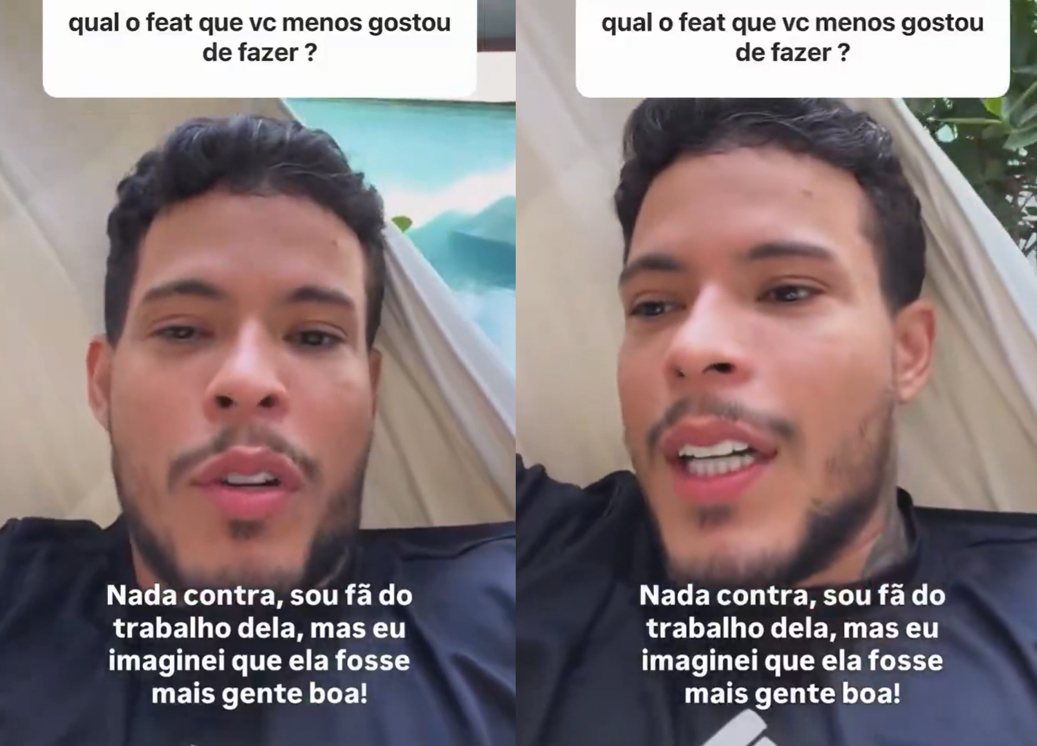 Felipe Amorim diz ter se decepcionado com Ludmilla ao gravar feat com Dennis