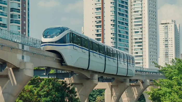 Linha 17-Ouro é inaugurada em São Paulo com monotrilho da BYD