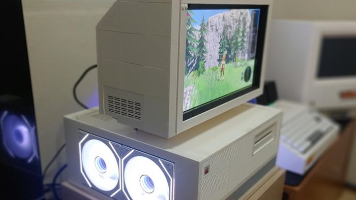 PC funcional montado com peças de LEGO é exibido no Reddit
