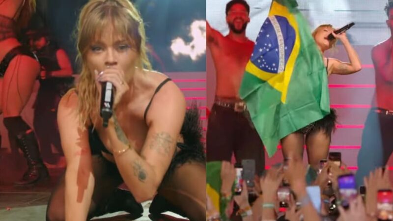 Luísa Sonza se emociona nos bastidores após estreia no Coachella