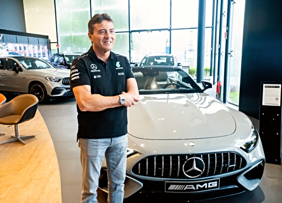 Newsedan apresenta Mercedes-AMG SL 63 em brunch exclusivo com Luiz Teixeira