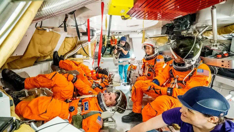 Interior da cápsula Orion é projetado para proteger tripulação da Artemis 2 durante reentrada a 40.000 km/h