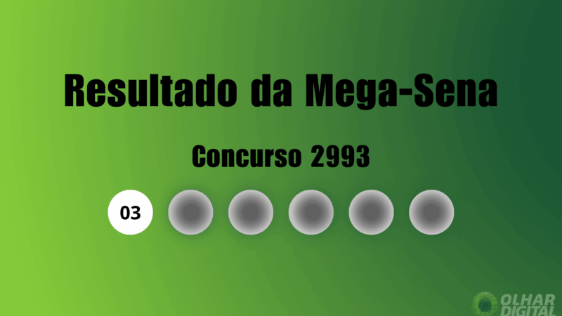 Resultado da Mega-Sena 2993: veja números sorteados e informações sobre prêmio e resgate