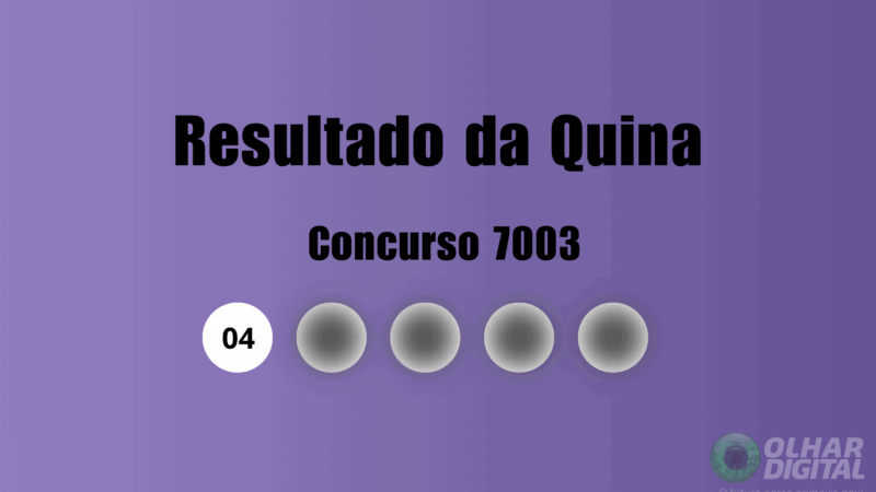Resultado da Quina 7003: números sorteados no dia 16 de abril de 2026
