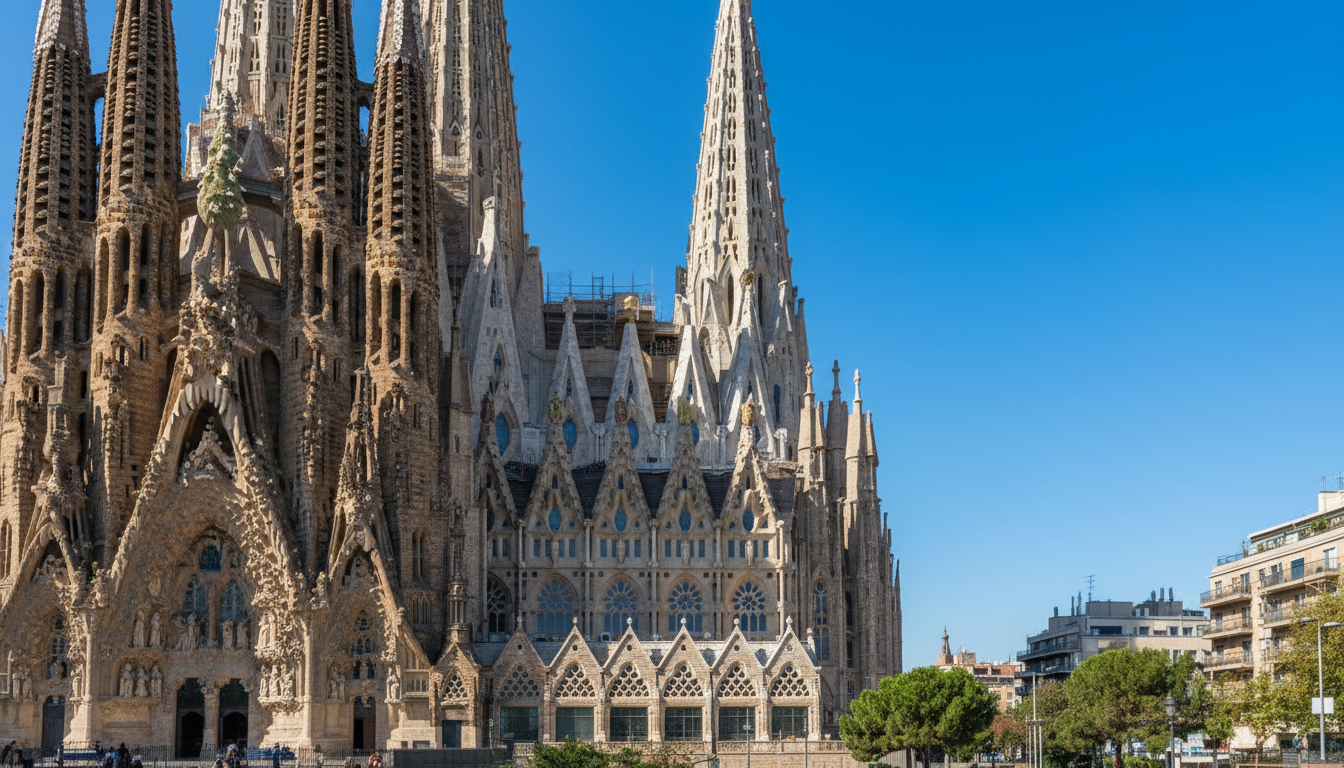 Sagrada Família atinge forma final em 20/02/2026 após 144 anos; torre central chega a 172,5 metros