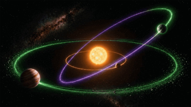 26/03/2031 — Trânsito completo de anã-marrom no sistema TOI-201 será observado, revelando evolução orbital em tempo real
