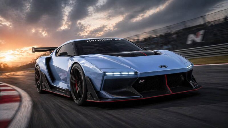 Hyundai apresenta superesportivo elétrico de 884 cv que mira o Porsche Taycan