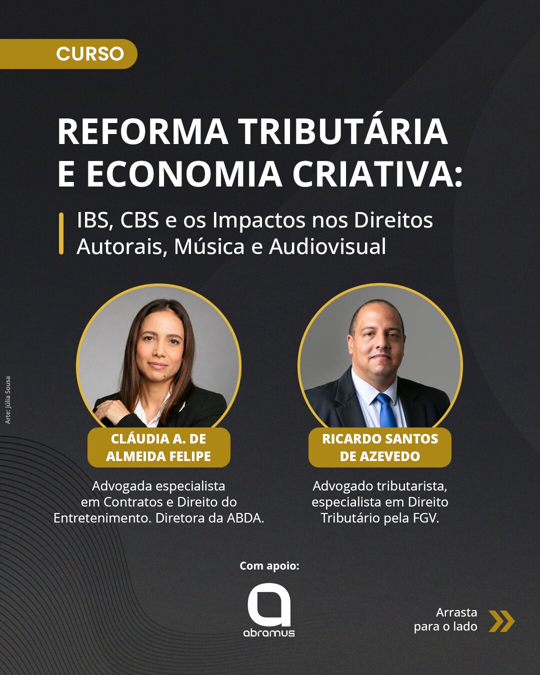 Descubra curso reforma tributÁria da economia criativa: ibs, cbs e os impactos nos direitos autorais, música e audiovisual