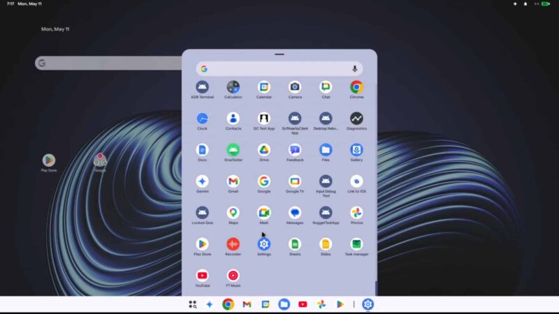 Vídeo vazado mostra Aluminium OS, sistema do Google baseado em Android 17 para notebooks com integração ao iPhone
