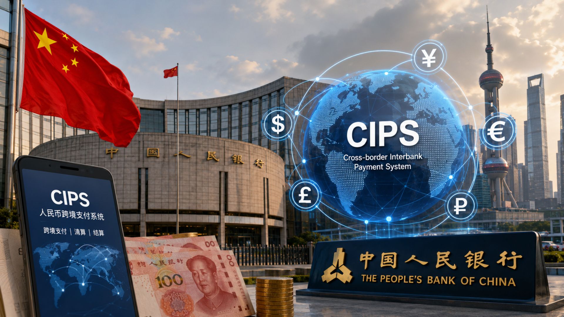 Banco Central da China anuncia medidas para acelerar uso do yuan no comércio internacional e investe em infraestrutura CIPS