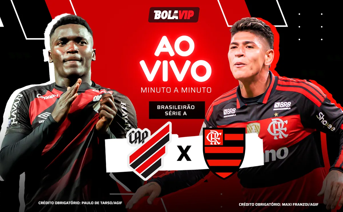 Athletico-PR e Flamengo permanecem sem gols no primeiro tempo na Arena da Baixada
