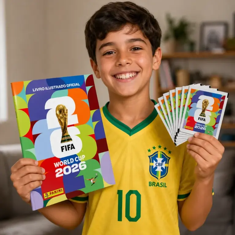 Álbum Oficial Copa do Mundo 2026 + 35 Figurinhas Exclusivas