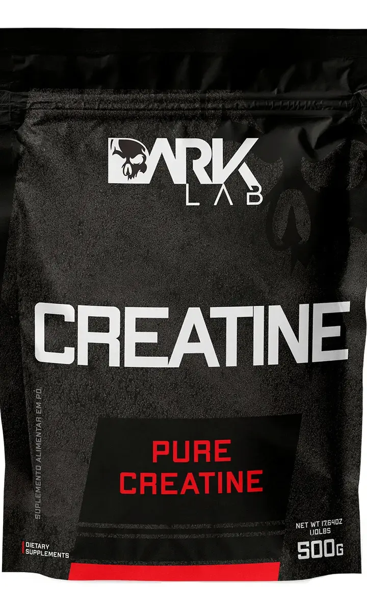 Creatina Monohidratada Pura 500g Dark Lab Alta Performance