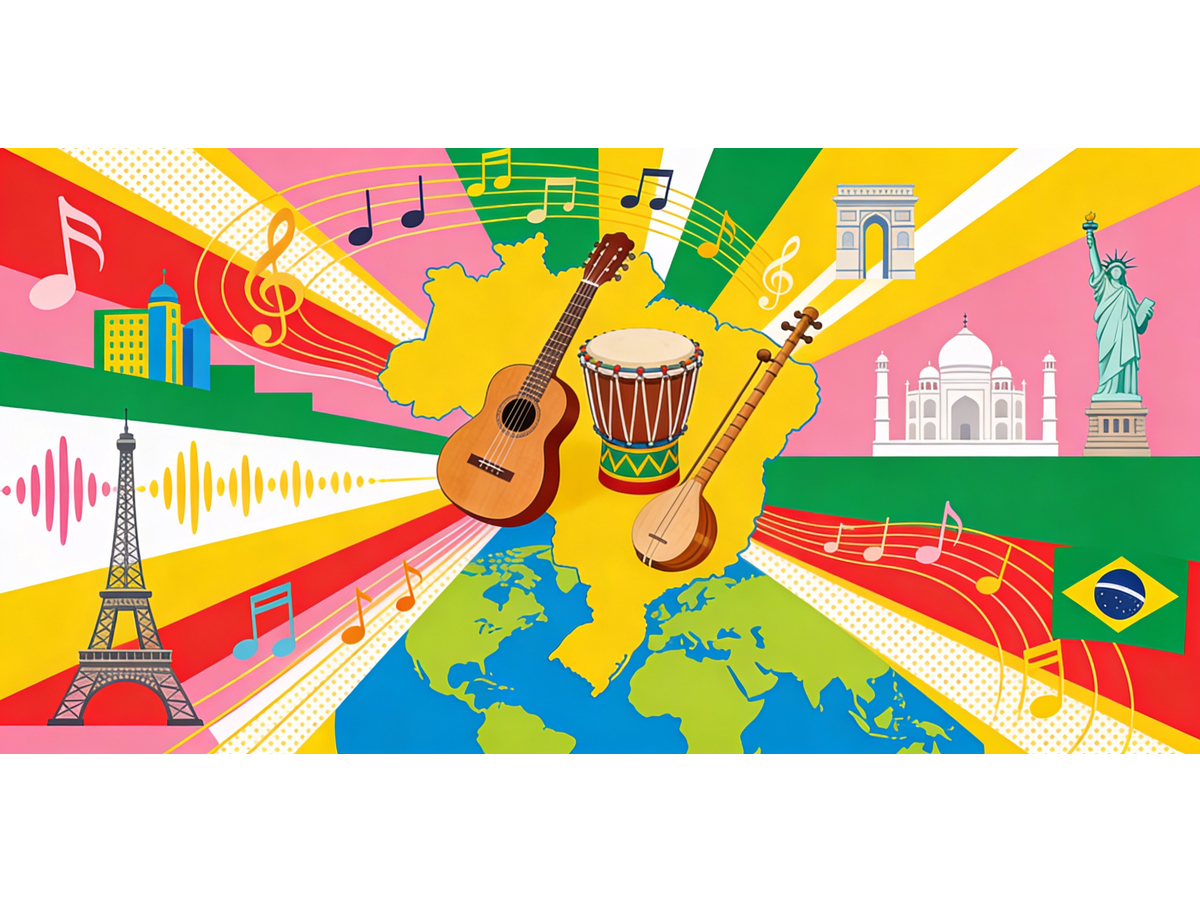 Conheça dados de território mostram onde artistas brasileiros podem transformar plays em carreira internacional