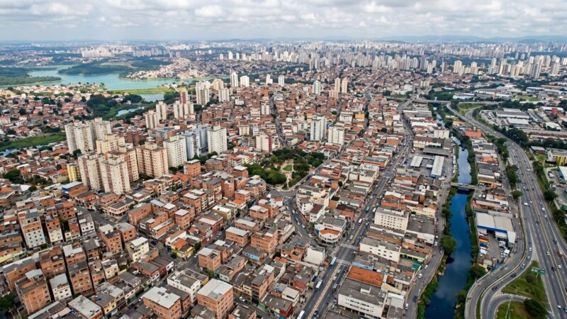 Diadema, com 30,7 km² e 404 mil moradores, tem a maior densidade demográfica do Brasil