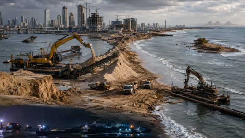 Entenda como a areia que parecia infinita está sumindo: mundo arranca 50 bilhões de toneladas por ano de rios e praias, volume comparável a 19 mil pirâmides de gizé, enquanto máfias lucram, i…