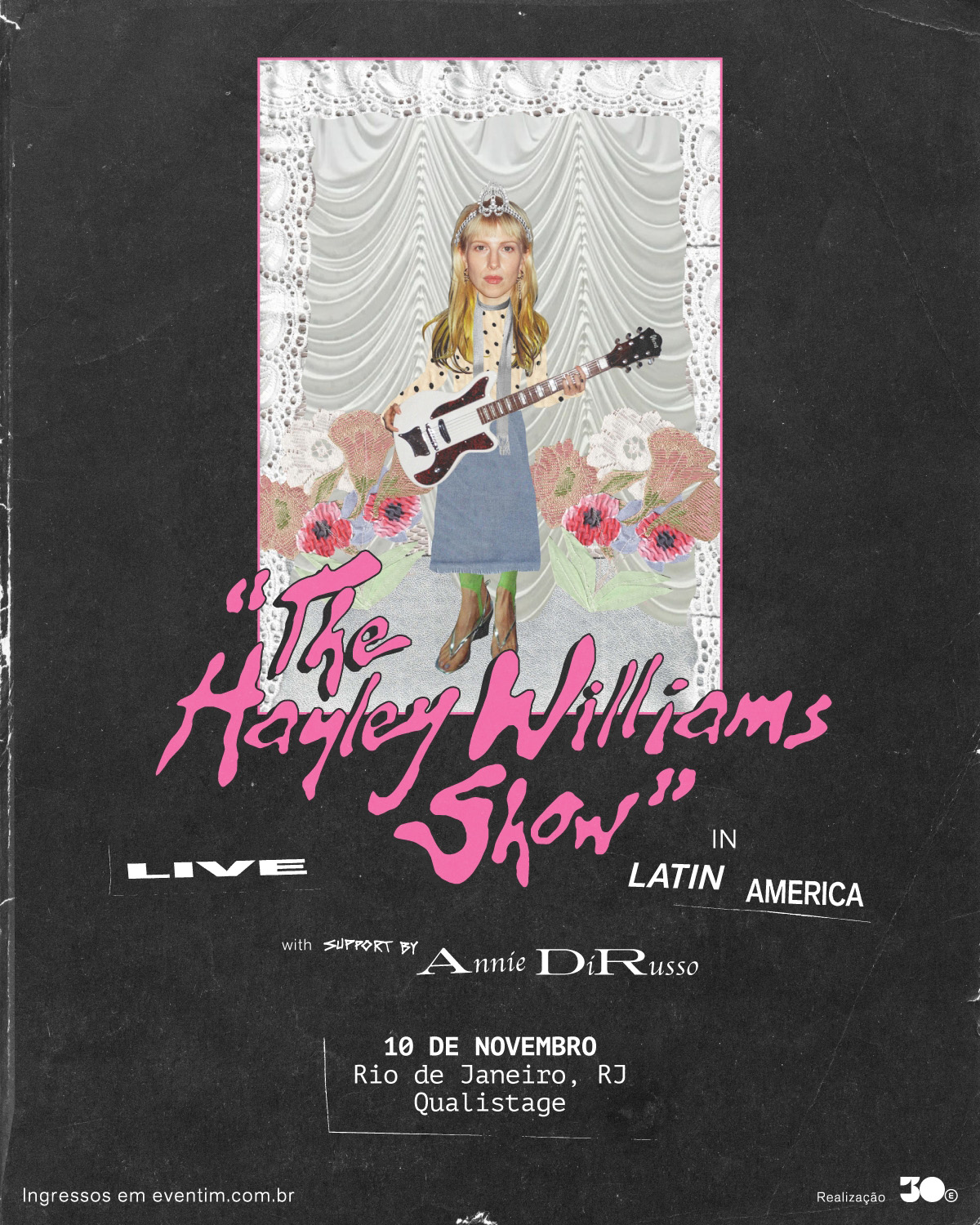 Hayley Williams confirma show no Rio e ingressos têm pré-venda e valores divulgados