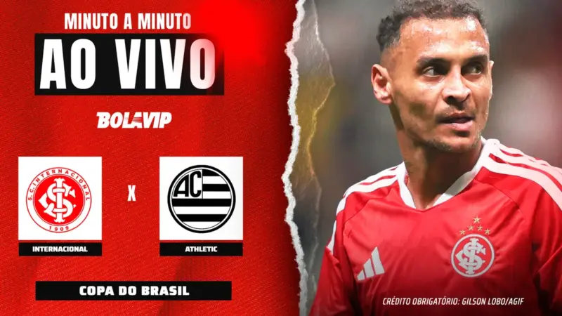 Internacional e Athletic se enfrentam nesta terça-feira pela volta da 5ª rodada da Copa do Brasil