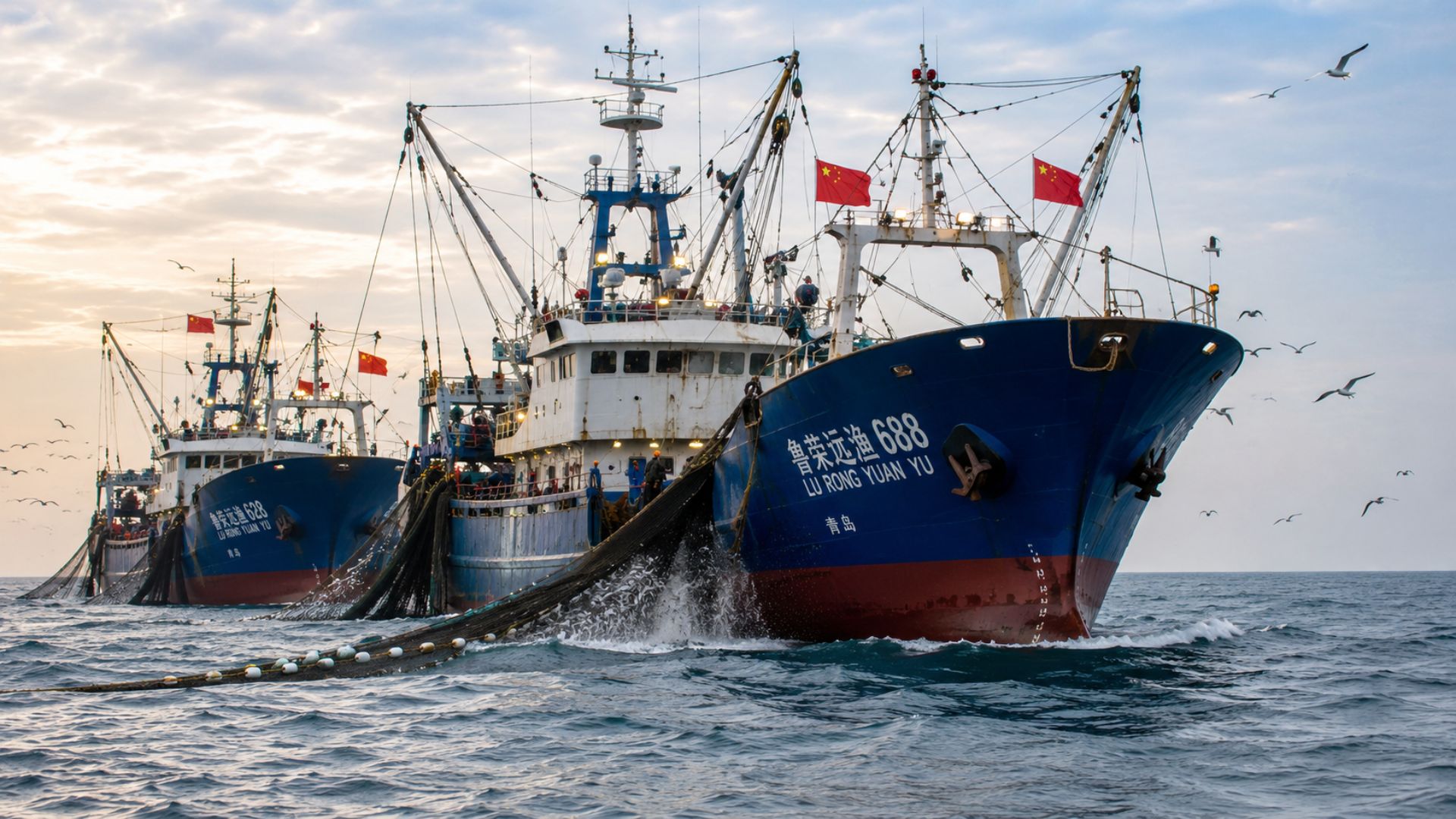 Barcos chineses aceleram colapso da pesca no Senegal, geram prejuízo anual de US$ 300 milhões e afetam 1,3 milhão de pessoas