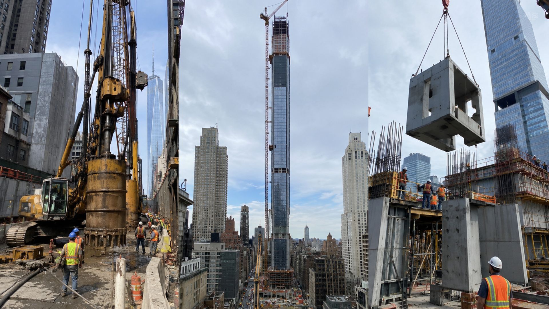 Arranha-céu ultrafino de 435 metros em Manhattan reúne engenharia extrema e luxo residencial