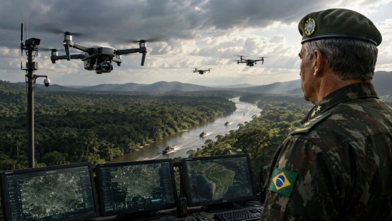 Entenda como o comandante do exército brasileiro admitiu publicamente que o país agora enxerga ameaças reais na américa do sul, algo que segundo ele não existia no passado, e defende o uso cad…