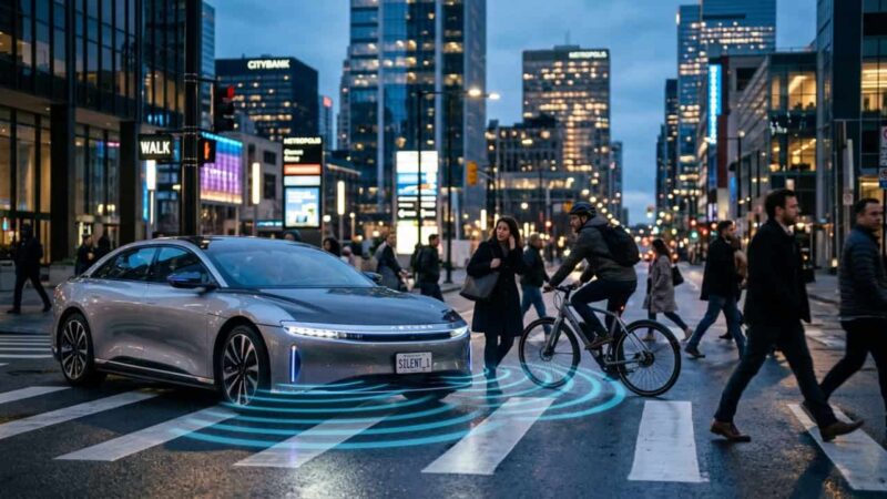 Por que carros elétricos emitem som e qual a função do AVAS