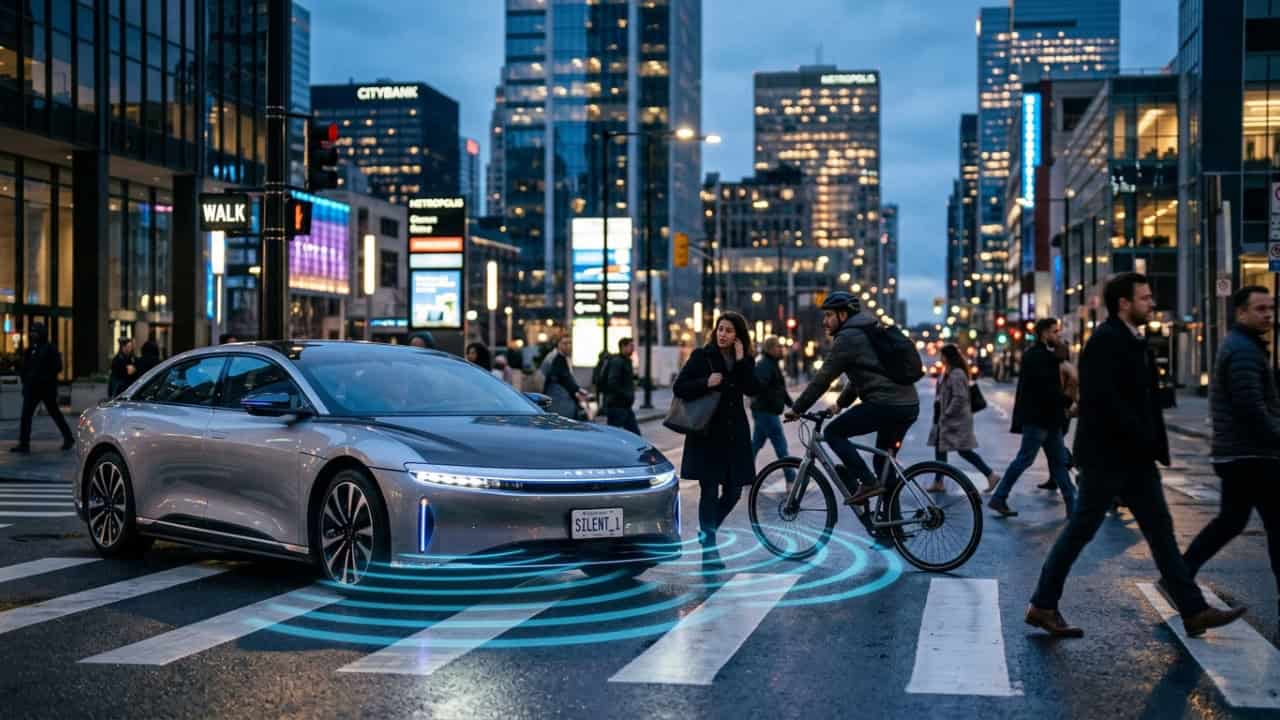 Por que carros elétricos emitem som e qual a função do AVAS