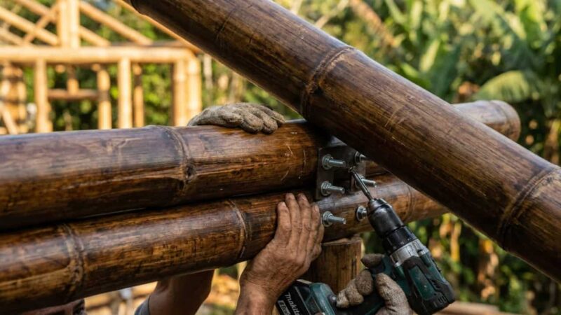 Casas de bambu ganham espaço no Brasil por serem rápidas de renovar, resistentes e mais baratas