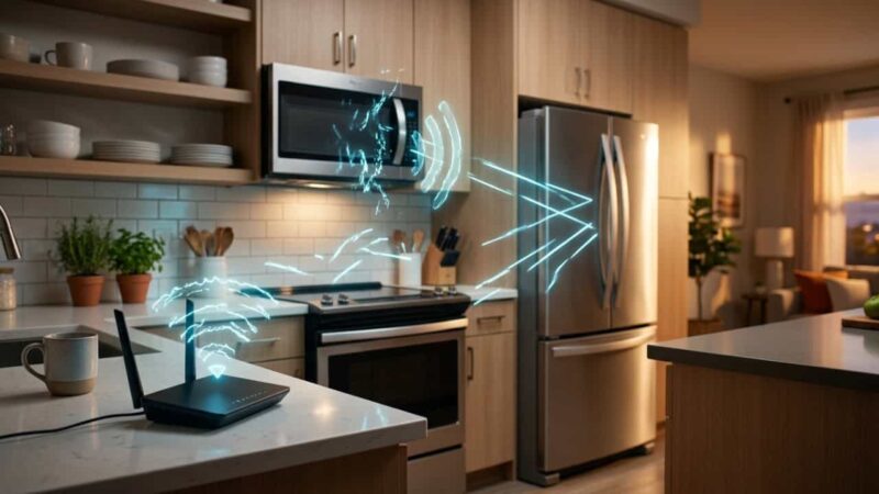 Quedas do Wi‑Fi junto à cozinha: causas e soluções sem custo