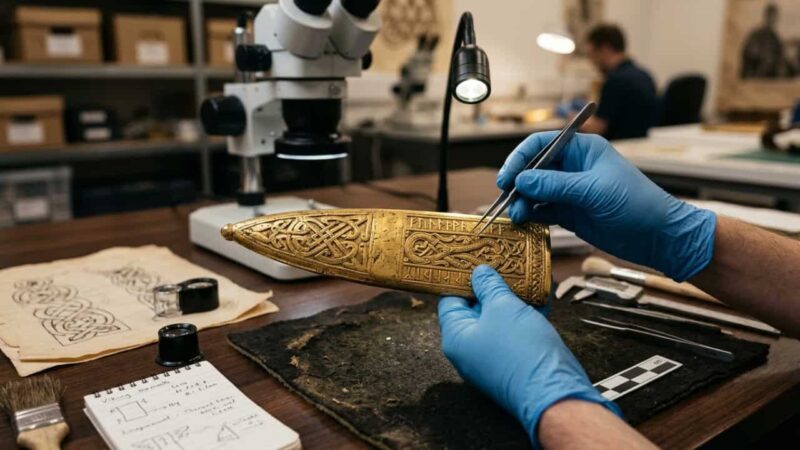 Excursionista encontra peça de ouro de cerca de 1.500 anos em floresta no sul da Noruega