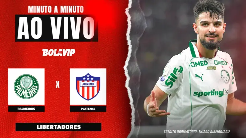 Entenda como palmeiras x junior barranquilla ao vivo – 1 x 0 – jhon arias abre o placar pela libertadores