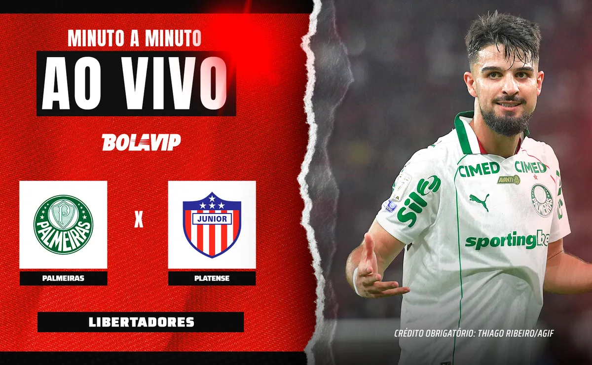 Entenda como palmeiras x junior barranquilla ao vivo – 1 x 0 – jhon arias abre o placar pela libertadores